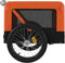 vidaXL - Hondenfietstrailer - oxford - stof - en - ijzer - oranje - en - zwart