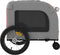 vidaXL - Hondenfietstrailer - oxford - stof - en - ijzer - oranje - en - grijs