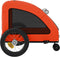 vidaXL - Hondenfietstrailer - oxford - stof - en - ijzer - oranje - en - grijs