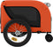 vidaXL - Hondenfietstrailer - oxford - stof - en - ijzer - oranje - en - zwart