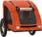 vidaXL - Hondenfietstrailer - oxford - stof - en - ijzer - oranje