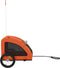 vidaXL - Hondenfietstrailer - oxford - stof - en - ijzer - oranje