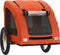 vidaXL - Hondenfietstrailer - oxford - stof - en - ijzer - oranje