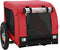 vidaXL - Hondenfietstrailer - oxford - stof - en - ijzer - rood - en - zwart