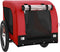 vidaXL - Hondenfietstrailer - oxford - stof - en - ijzer - rood - en - zwart