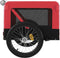 vidaXL - Hondenfietstrailer - oxford - stof - en - ijzer - rood - en - zwart