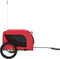 vidaXL - Hondenfietstrailer - oxford - stof - en - ijzer - rood - en - zwart
