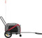 vidaXL - Hondenfietstrailer - oxford - stof - en - ijzer - rood - en - zwart