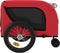 vidaXL - Hondenfietstrailer - oxford - stof - en - ijzer - rood - en - zwart