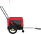 vidaXL - Hondenfietstrailer - oxford - stof - en - ijzer - rood - en - zwart