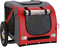 vidaXL - Hondenfietstrailer - oxford - stof - en - ijzer - rood - en - grijs
