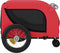 vidaXL - Hondenfietstrailer - oxford - stof - en - ijzer - rood - en - zwart
