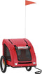vidaXL - Hondenfietstrailer - oxford - stof - en - ijzer - rood