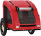 vidaXL - Hondenfietstrailer - oxford - stof - en - ijzer - rood
