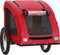 vidaXL - Hondenfietstrailer - oxford - stof - en - ijzer - rood