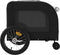 vidaXL - Hondenfietstrailer - oxford - stof - en - ijzer - zwart - en - grijs