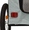 vidaXL - Hondenfietstrailer - oxford - stof - en - ijzer - zwart - en - grijs