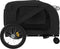 vidaXL - Hondenfietstrailer - oxford - stof - en - ijzer - zwart