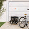 vidaXL - Hondenfietstrailer - oxford - stof - en - ijzer - zwart