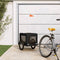 vidaXL - Hondenfietstrailer - oxford - stof - en - ijzer - zwart