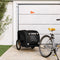 vidaXL - Hondenfietstrailer - oxford - stof - en - ijzer - zwart