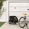 vidaXL - Hondenfietstrailer - oxford - stof - en - ijzer - zwart