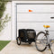 vidaXL - Hondenfietstrailer - oxford - stof - en - ijzer - zwart