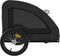 vidaXL - Hondenfietstrailer - oxford - stof - en - ijzer - zwart