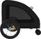 vidaXL - Hondenfietstrailer - oxford - stof - en - ijzer - zwart