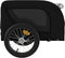 vidaXL - Hondenfietstrailer - oxford - stof - en - ijzer - zwart