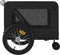 vidaXL - Hondenfietstrailer - oxford - stof - en - ijzer - zwart
