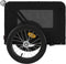vidaXL - Hondenfietstrailer - oxford - stof - en - ijzer - zwart