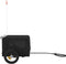 vidaXL - Hondenfietstrailer - oxford - stof - en - ijzer - zwart