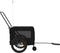 vidaXL - Hondenfietstrailer - oxford - stof - en - ijzer - zwart