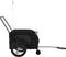 vidaXL - Hondenfietstrailer - oxford - stof - en - ijzer - zwart