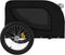 vidaXL - Hondenfietstrailer - oxford - stof - en - ijzer - zwart