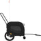 vidaXL - Hondenfietstrailer - oxford - stof - en - ijzer - zwart