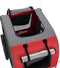 vidaXL - Hondenfietstrailer - oxfordstof - en - ijzer - rood - en - grijs