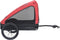vidaXL - Hondenfietstrailer - rood - en - zwart