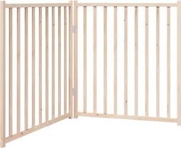 vidaXL - Hondenhek - inklapbaar - 2 - panelen - 160 - cm - massief - vurenhout