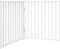 vidaXL - Hondenhek - inklapbaar - 2 - panelen - 160 - cm - massief - vurenhout - wit