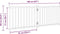 vidaXL - Hondenhek - inklapbaar - 2 - panelen - 160 - cm - massief - vurenhout - wit