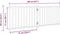 vidaXL - Hondenhek - inklapbaar - 2 - panelen - 160 - cm - massief - vurenhout - zwart