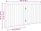 vidaXL - Hondenhek - inklapbaar - 2 - panelen - 160 - cm - massief - vurenhout
