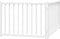 vidaXL - Hondenhek - inklapbaar - 2 - panelen - 160 - cm - massief - vurenhout - wit