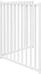 vidaXL - Hondenhek - inklapbaar - 2 - panelen - 160 - cm - massief - vurenhout - wit