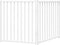 vidaXL - Hondenhek - inklapbaar - 2 - panelen - 160 - cm - massief - vurenhout - wit
