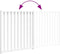 vidaXL - Hondenhek - inklapbaar - 2 - panelen - 160 - cm - massief - vurenhout - wit