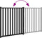 vidaXL - Hondenhek - inklapbaar - 2 - panelen - 160 - cm - massief - vurenhout - zwart