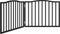 vidaXL - Hondenhek - inklapbaar - 2 - panelen - 160 - cm - populierenhout - zwart